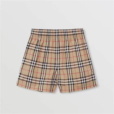 burberry women's shorts|burberry relaxed stretch short.